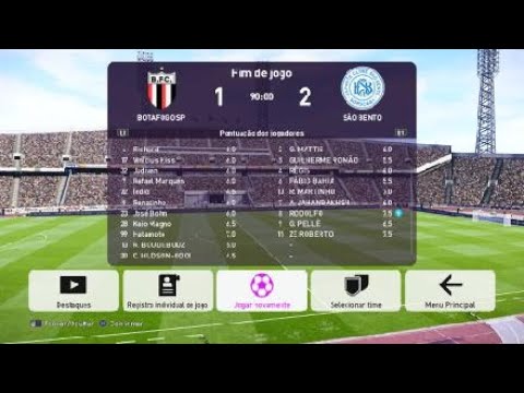 Botafogo SP 1 x 2 São Bento [Liga SP]