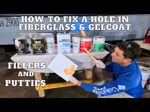 HOW-TO CHOOSE THE BEST FILLERS TO FIX HOLES IN FIBERGLASS-GELCOAT