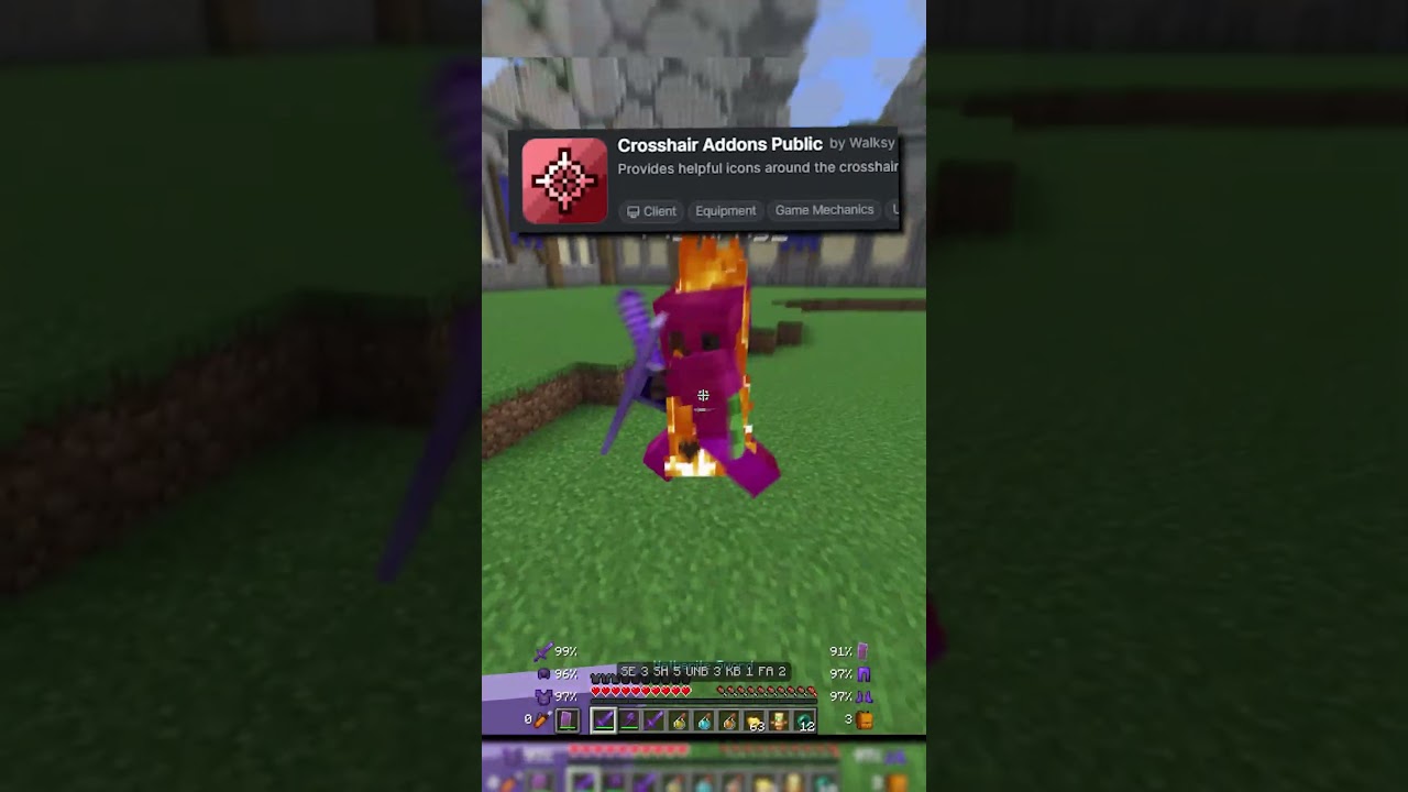 The Best Minecraft PvP Mods #minecraft #mods #cool #pvp #7x7 #babygirl #trending