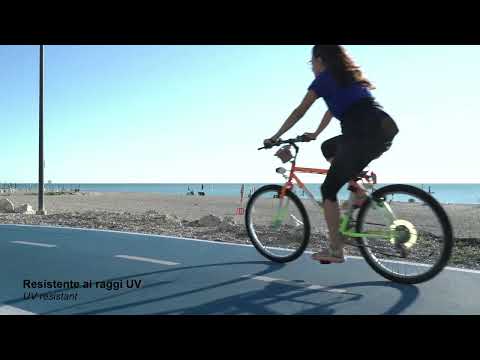 Pista Ciclovia Adriatica Lungomare  - Adriatic Seafront cycle track - Fermo (IT) - Colorsint