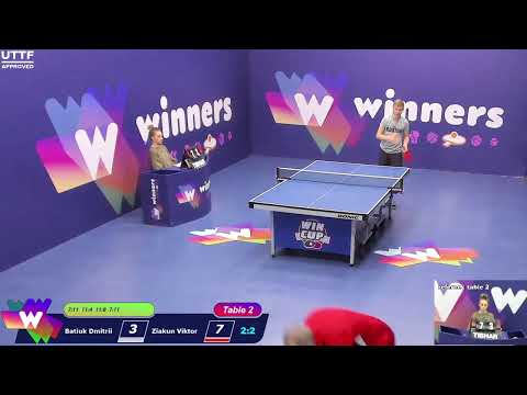WINners CUP table 2  04.01 Batiuk Dmitrii - Ziakun Viktor 21:00