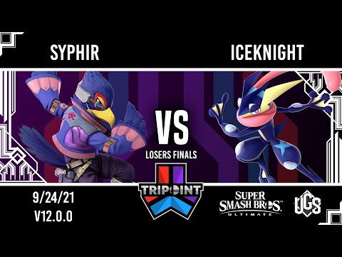 Tripoint Smash 113 - Losers Finals - Syphir(Falco) Vs. IceKnight(Greninja)
