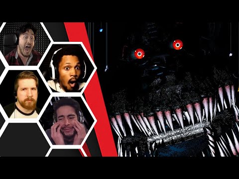 Lets Player's Reaction To Nightmare and his Jumpscare - Five Nights At Freddy's 4