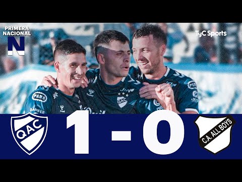 Quilmes 1-0 All Boys | Primera Nacional | Fecha 10 (Zona A)