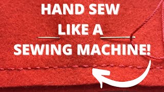 Hand Sewing Tutorial (RIGHT HANDED): Backstitching