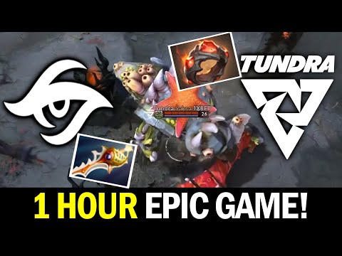 SECRET vs TUNDRA - GIANT RING Tiny! One Hour Epic Game TI11