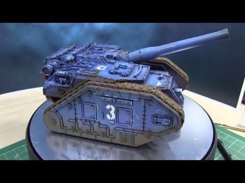 Forgeworld Medusa and Basilisk (Ultramarine Blue Tank)