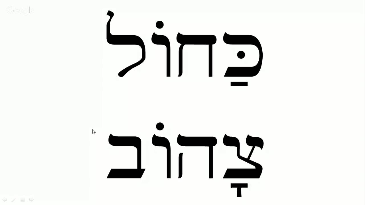 Aula de Hebraico - Modulo 2 - Aula 01