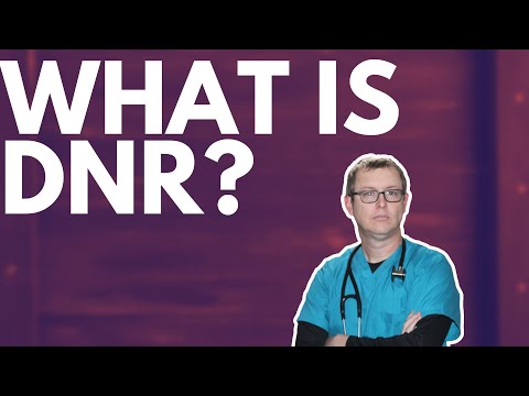 Was ist DNR in medizinischer Hinsicht? #shorts