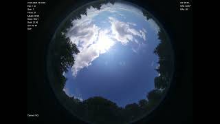 2026-07-27 All sky camera capture from Poiana Rusca Mountains, Romania