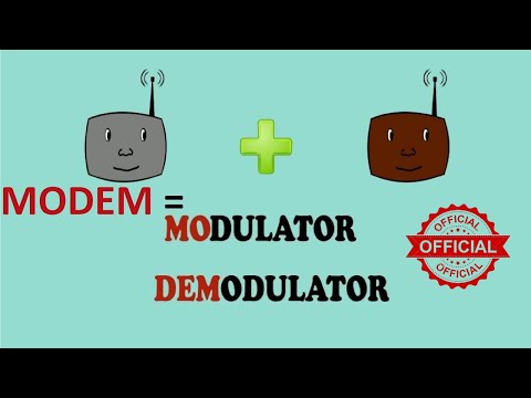 Modem - What is a modem | How Does Modem work | modulation | modulator | what is modem