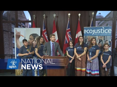 Youth claim Ontario government violating their rights due to climate change | APTN News