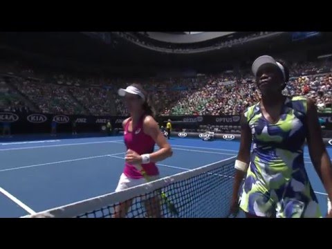 Venus Williams v Johanna Konta highlights (1R) | Australian Open 2016