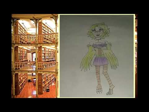 Harpy Librarian Helps You Find A Book: ASMR