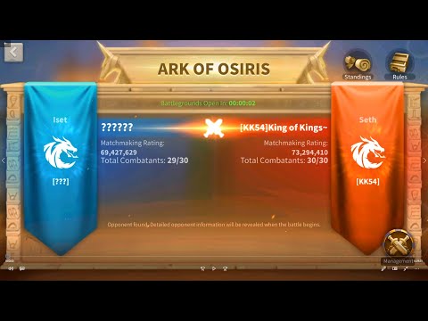 Rise of Kingdoms Ark of Osiris - m739 vs G0E (Part 2)