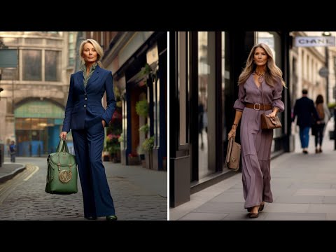 The Most Stylish Outfits on the City Streets . London Street Fashion.