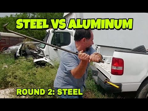 STEEL vs ALUMINUM which is stronger?  LET'S SEE!