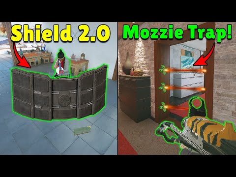Deployable Shield 2.0 is HERE! | Hidden Mozzie Ability No One Know! - Rainbow Six Siege Heavy Mettle