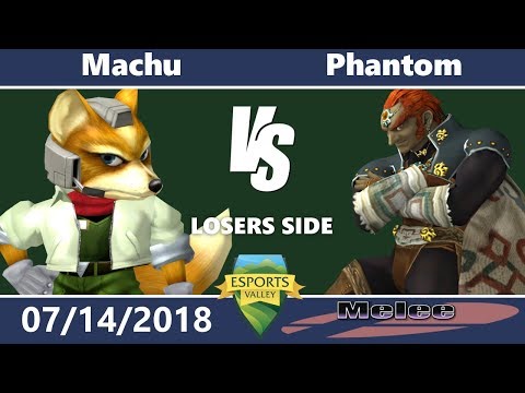 Shinespiked 10 Melee: Pools - Machu (Fox) vs Phantom (Ganondorf)