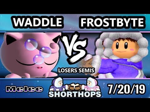 Short Hops 4 SSBM - Frostbyte (Ice Climbers) Vs. Waddle (Jigglypuff) Smash Melee Losers Semis