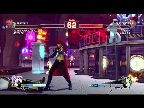 SSF4: X32ozHadookenx (Dudely) vs Mawvin (Viper) Set 1