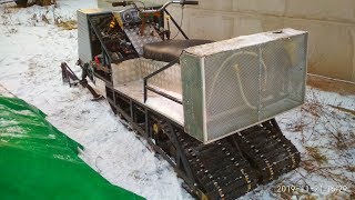Мини снегоход для рыбалки своими руками тест драйв 2020