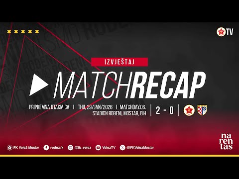 IZVJEŠTAJ  I  FK Velež - HŠK Posušje  2:0  I  Pripremna utakmica  29/01/2026