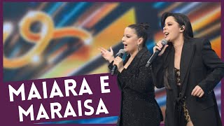Maiara e Maraisa incendeiam auditório do Faustão com "Aí Eu Bebo"