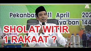 Download lagu Bolehkah Sholat Witir 1 Rakaat ? Ustadz Abdul Somad mp3