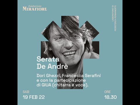 Serata dedicata a Fabrizio De André con Dori Ghezzi, Francesca Serafini e la partecipazione di Giua.