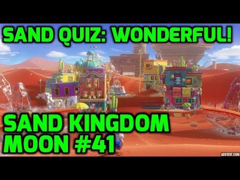 Super Mario Odyssey - Sand Kingdom Moon #41 - Sand Quiz: Wonderful!