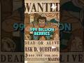 Top 10 Highest Bounty In One Piece Luffy Anime Short