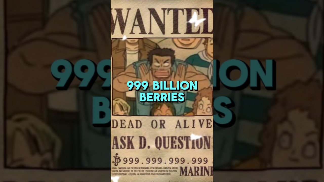 Top 10 Highest Bounty in One piece #luffy #anime #short