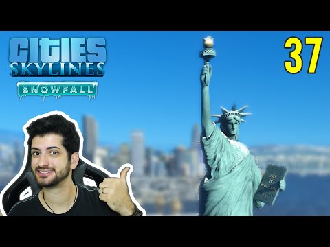 CITIES SKYLINES - ESTÁTUA DA LIBERDADE - (GELADINHO) S02E37