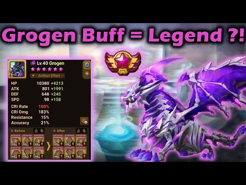 Grogen Buff equals to LEGEND RANK?! Arena Rush - Summoners War