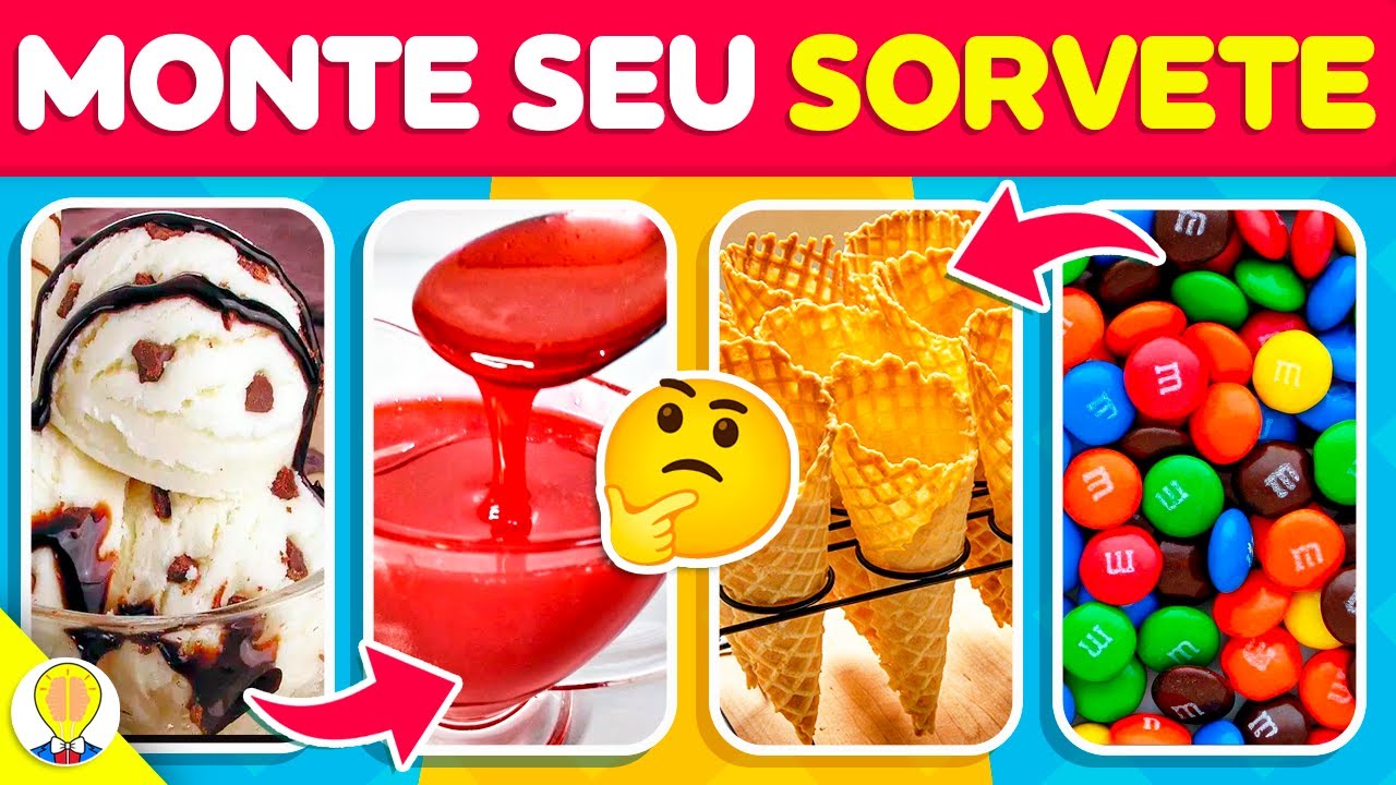 🍨 MONTE O SEU SORVETE 😋 | Jogo das Escolhas: Edição Comidas