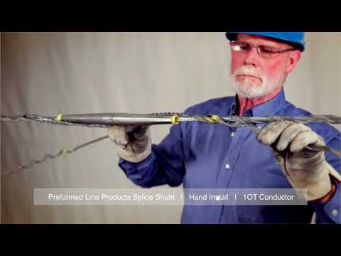 Splice Shunt Application for Installation Over Automatic and Compression Conductor Splices