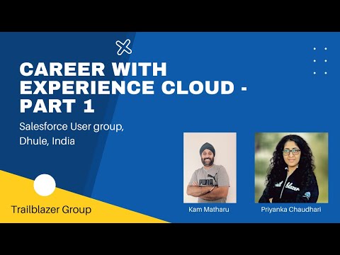 #Webinar - Career with Experience Cloud (Community Cloud) Part 1 with Dhule 27112021