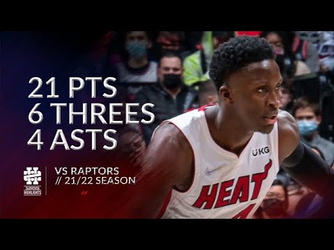 Victor Oladipo 21 pts 6 threes 4 asts vs Raptors 21/22 season