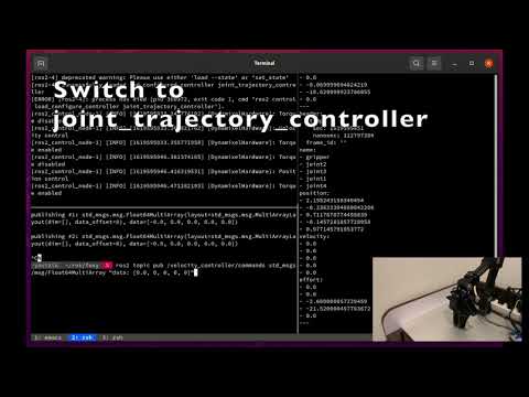 dynamixel_control: the ros2_control implementation for any kind of ROBOTIS Dynamixel robots