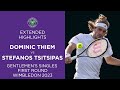 What A Match! Dominic Thiem vs Stefanos Tsitsipas | Extended Highlights | Wimbledon 2023 First Round
