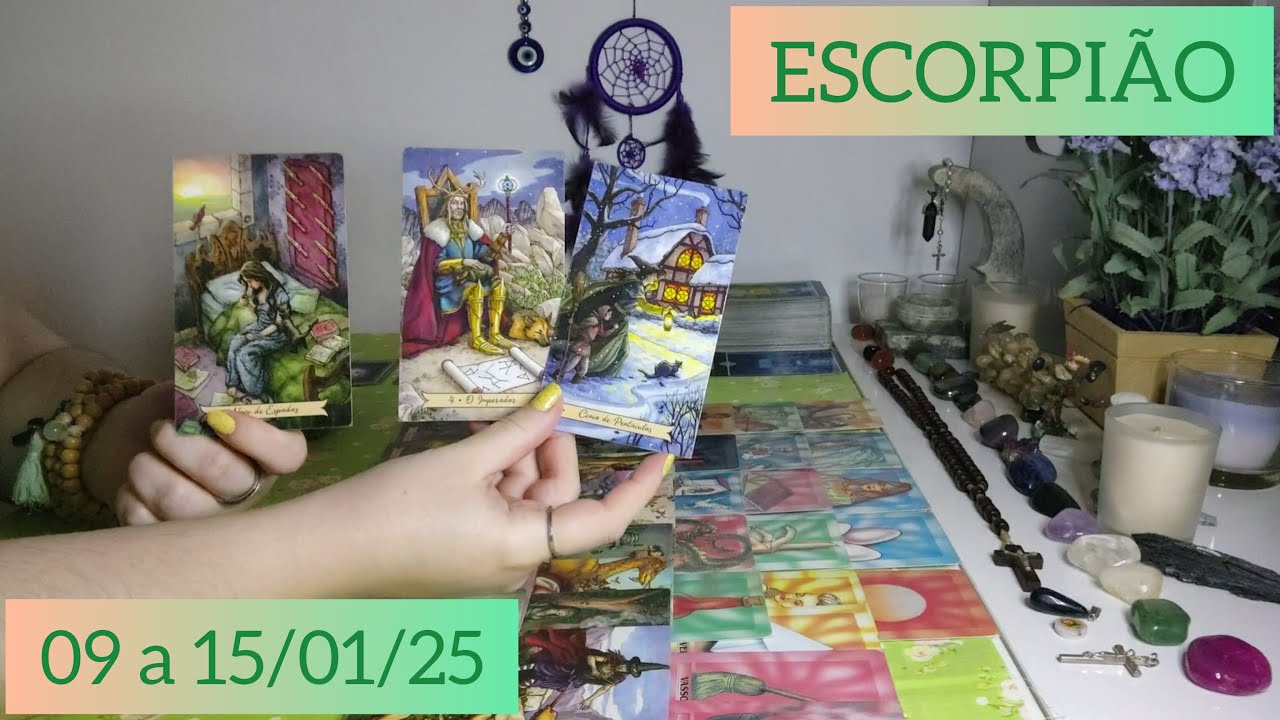 ♏ ESCORPIÃO ⦁ 09 a 15/01/25 ⦁ 👹☠️ DEMÔNIO NA GARRAFA ALGUÉM PUXOU PRAGA E KARMA DE GRAÇA.