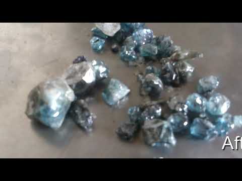 How to mine and cut Blue Zircons in Cambodia