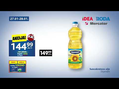 IDEA RODA MERCATOR I Super vikend 27- 28.01.2024.