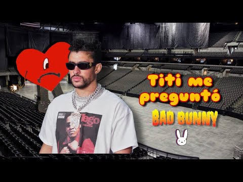 titi me preguntó in an empty arena and the speakers are lowkey broken