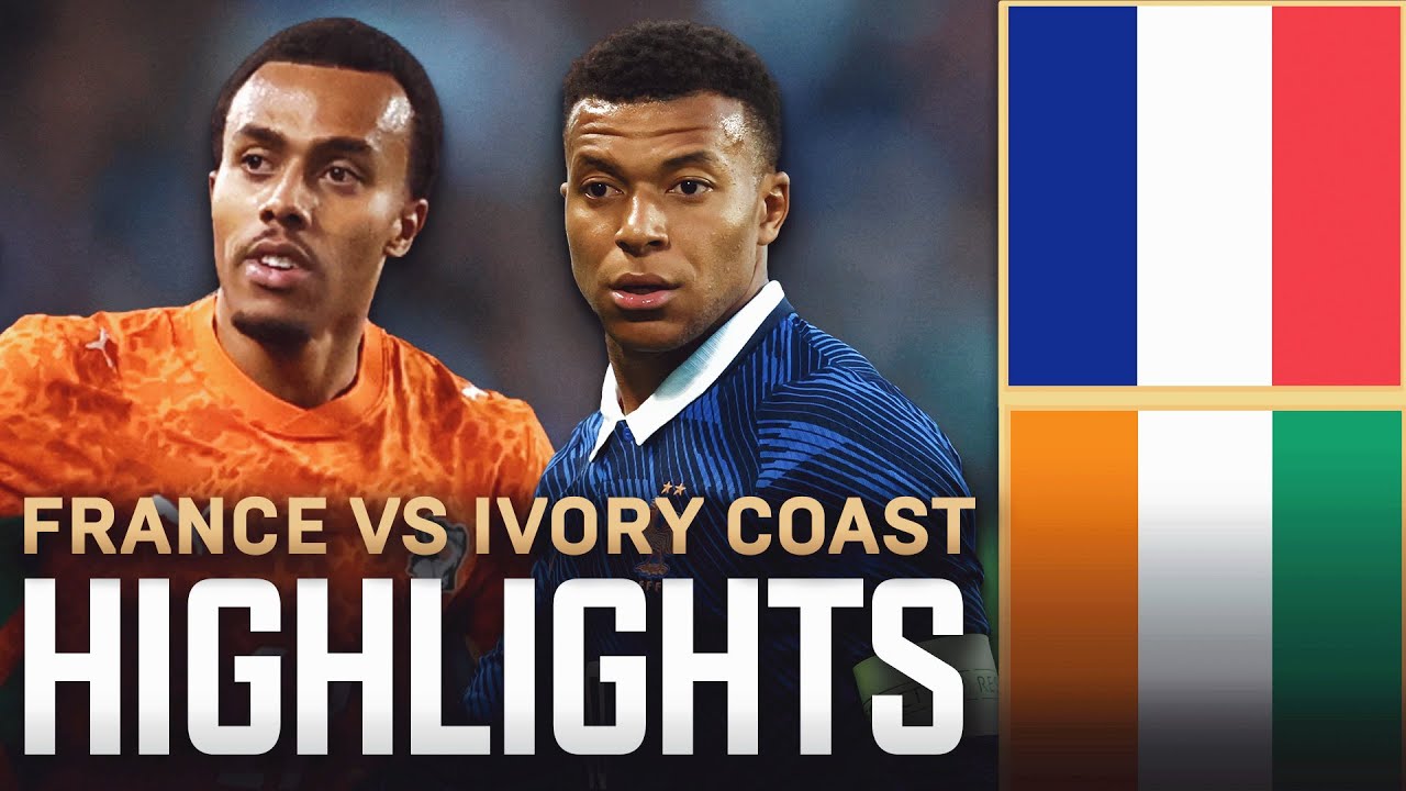France vs Ivory Coast 1-2 World Cup warm-up highlights Nantes 2026