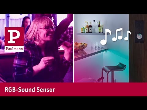 Paulmann YourLED Sensor RGB-Sound max. 60W - Schwarz Paulmann YourLED Sensor RGB-Sound max. 60W - Schwarz