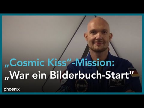 Alexander Gerst zum Start der "Cosmic Kiss"-Mission