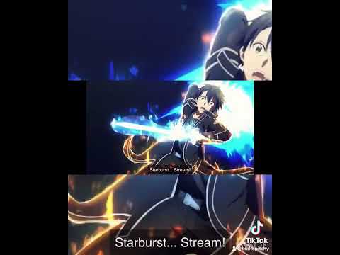 Golden eyes + golden wings kirito vs Gabriel, SAO edit