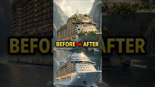 From Abandoned Ship to Luxury Cruise!! #shorts